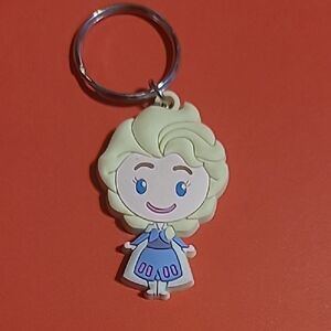 DisneyvElsa  Keychain with Blue Dress